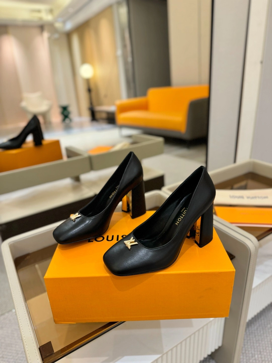 COCO-- 8V 1AGYAU Calfskin goatskin Heel height：8.5CM item:E-X158D4131